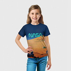 Футболка детская NASA on Mars, цвет: 3D-принт — фото 2