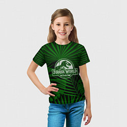 Футболка детская Jurassic World: Green Tropic, цвет: 3D-принт — фото 2