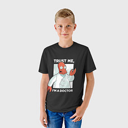 Футболка детская Zoidberg: Trust Me, цвет: 3D-принт — фото 2