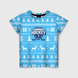 Футболка детская Hockey League, цвет: 3D-принт