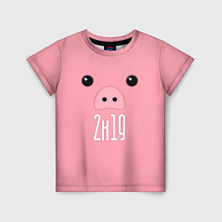 Футболка детская Piggy 2k19, цвет: 3D-принт