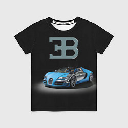 Футболка детская Bugatti - motorsport extreme, цвет: 3D-принт