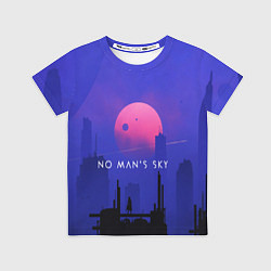 Футболка детская No Man's Sky: Night, цвет: 3D-принт
