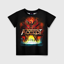 Футболка детская Accept: Flame Eagle, цвет: 3D-принт