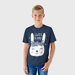 Футболка детская Sweet Bunny, цвет: 3D-принт — фото 2
