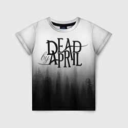 Футболка детская Dead by April, цвет: 3D-принт