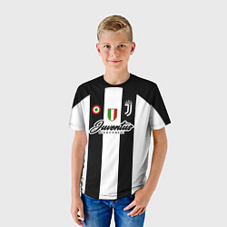 Футболка детская Ювентус, цвет: 3D-принт — фото 2
