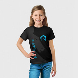 Футболка детская TEAM LIQUID, цвет: 3D-принт — фото 2