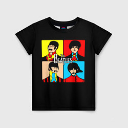 Футболка детская The Beatles: Pop Art, цвет: 3D-принт