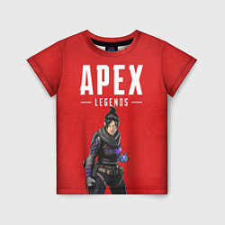 Футболка детская Apex Legends: Red Wraith, цвет: 3D-принт