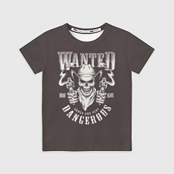 Футболка детская Wanted Dangerous, цвет: 3D-принт