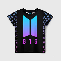 Футболка детская BTS: Neon Night, цвет: 3D-принт