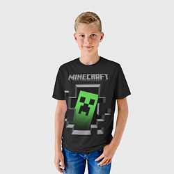 Футболка детская Minecraft Creeper, цвет: 3D-принт — фото 2
