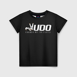 Футболка детская Judo, цвет: 3D-принт
