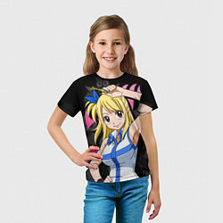 Футболка детская Fairy Tail: Lucy, цвет: 3D-принт — фото 2