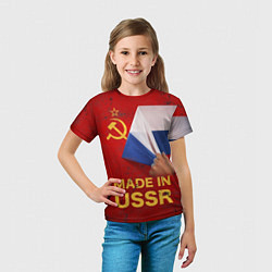 Футболка детская MADE IN USSR, цвет: 3D-принт — фото 2