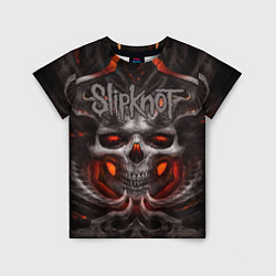 Футболка детская Slipknot: Hell Skull, цвет: 3D-принт