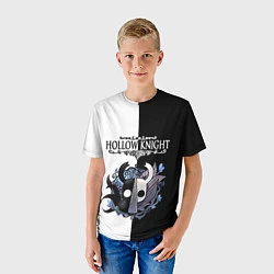 Футболка детская Hollow Knight Black & White, цвет: 3D-принт — фото 2