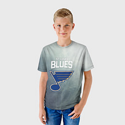 Футболка детская St Louis Blues, цвет: 3D-принт — фото 2