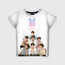 Футболка детская Take love BTS, цвет: 3D-принт