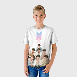 Футболка детская Take love BTS, цвет: 3D-принт — фото 2
