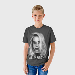 Футболка детская BILLIE EILISH, цвет: 3D-принт — фото 2