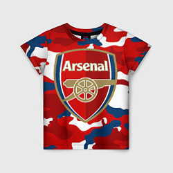 Футболка детская Arsenal, цвет: 3D-принт