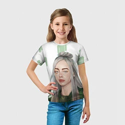 Футболка детская Billie Eilish, цвет: 3D-принт — фото 2