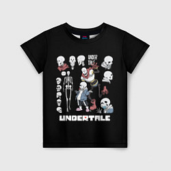 Футболка детская UNDERTALE, цвет: 3D-принт