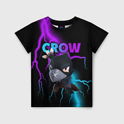 Футболка детская Brawl Stars CROW, цвет: 3D-принт