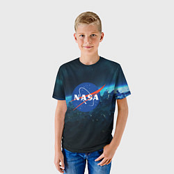 Футболка детская NASA, цвет: 3D-принт — фото 2