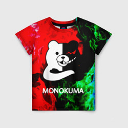 Футболка детская MONOKUMA, цвет: 3D-принт