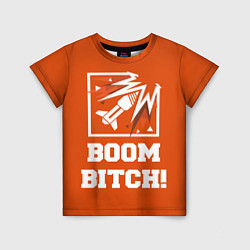 Футболка детская Boom Bitch!, цвет: 3D-принт
