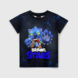 Футболка детская Brawl Stars Blue Hex, цвет: 3D-принт