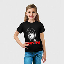Футболка детская Eminem, цвет: 3D-принт — фото 2