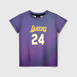Футболка детская Los Angeles Lakers Kobe Brya, цвет: 3D-принт