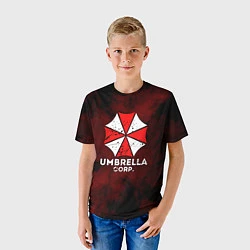 Футболка детская UMBRELLA CORP, цвет: 3D-принт — фото 2