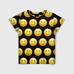 Футболка детская New Emoji, цвет: 3D-принт