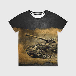 Футболка детская Tanks are not afraid mud, цвет: 3D-принт