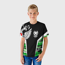 Футболка детская Внутренние войска, цвет: 3D-принт — фото 2