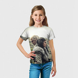 Футболка детская Ведьмак, цвет: 3D-принт — фото 2