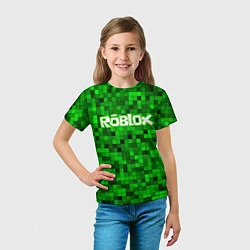 Футболка детская Roblox, цвет: 3D-принт — фото 2