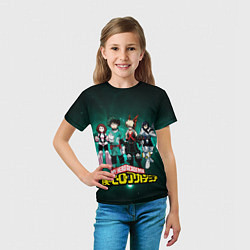 Футболка детская Моя геройская академия, цвет: 3D-принт — фото 2