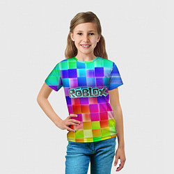Футболка детская Роблокс, цвет: 3D-принт — фото 2