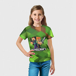 Футболка детская MINECRAFT, цвет: 3D-принт — фото 2