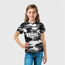Футболка детская Пограничные Войска, цвет: 3D-принт — фото 2