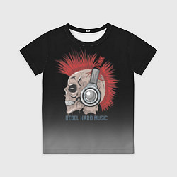 Футболка детская Rebel hard music, цвет: 3D-принт