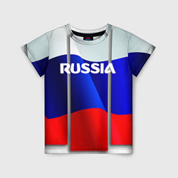 Футболка детская Россия, цвет: 3D-принт