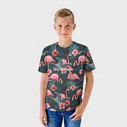 Футболка детская Flamingo, цвет: 3D-принт — фото 2
