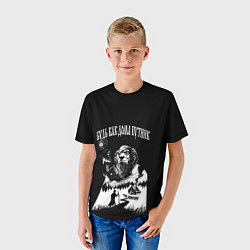 Футболка детская БУДЬ КАК ДОМА ПУТНИК, цвет: 3D-принт — фото 2